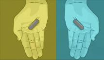 Červené pilulky a modré pilulky